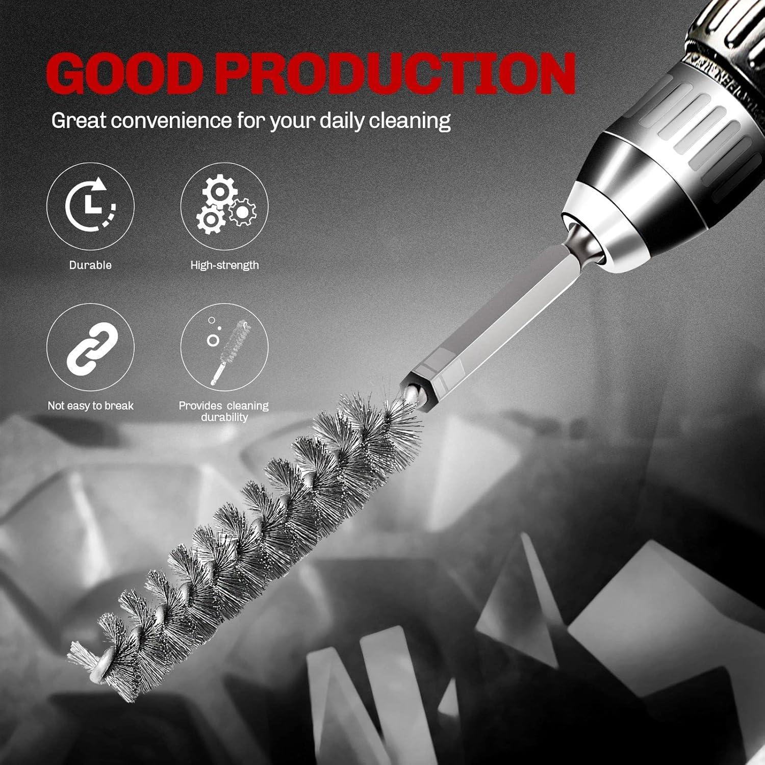 Juego de 6 Cepillos de Agujero Acero Inoxidable ColumPRO