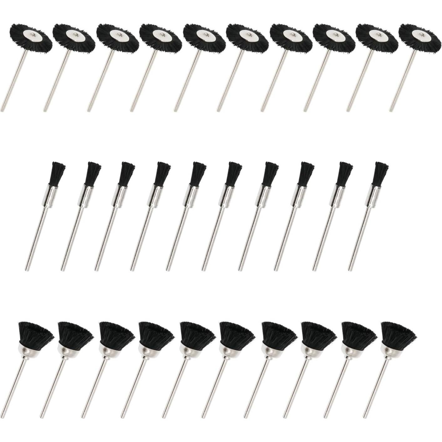 Juego de cepillos de alambre NIUPIKA 30 piezas 2.35mm