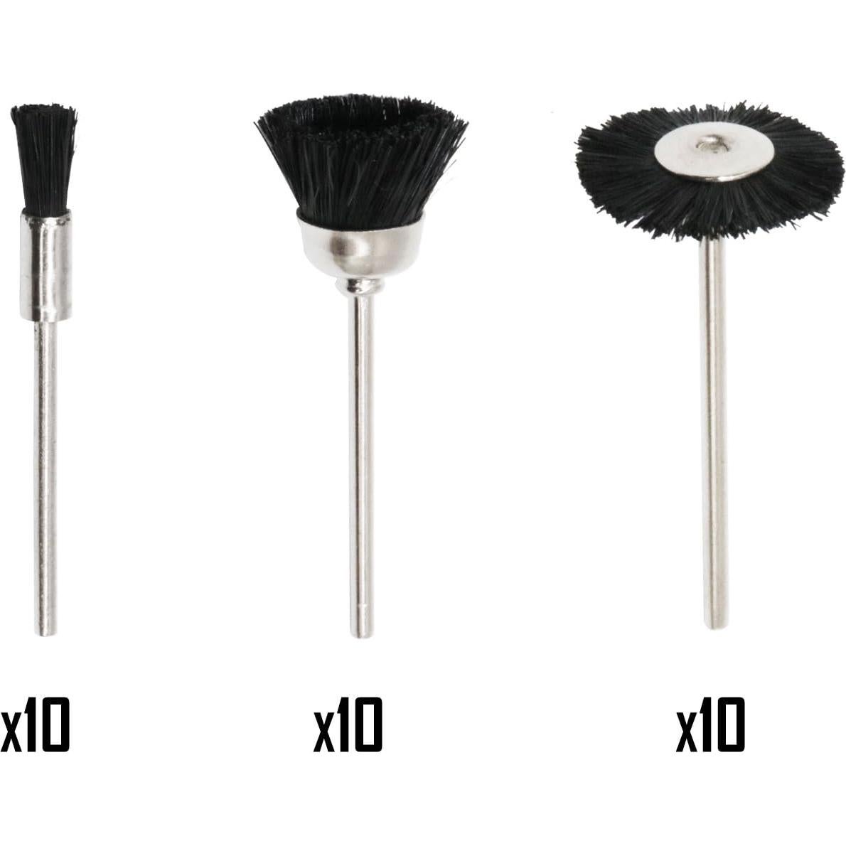 Juego de cepillos de alambre NIUPIKA 30 piezas 2.35mm