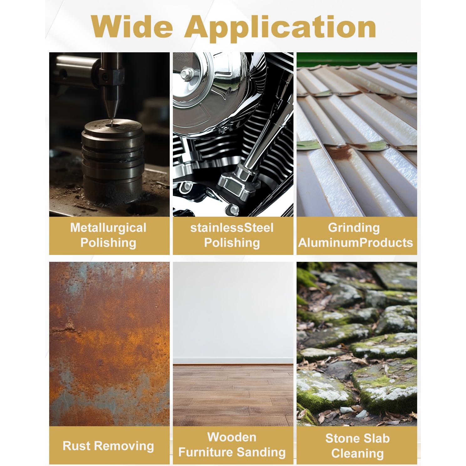 Juego de Cepillos de Alambre WENHUALI 7 Piezas 0,64 cm