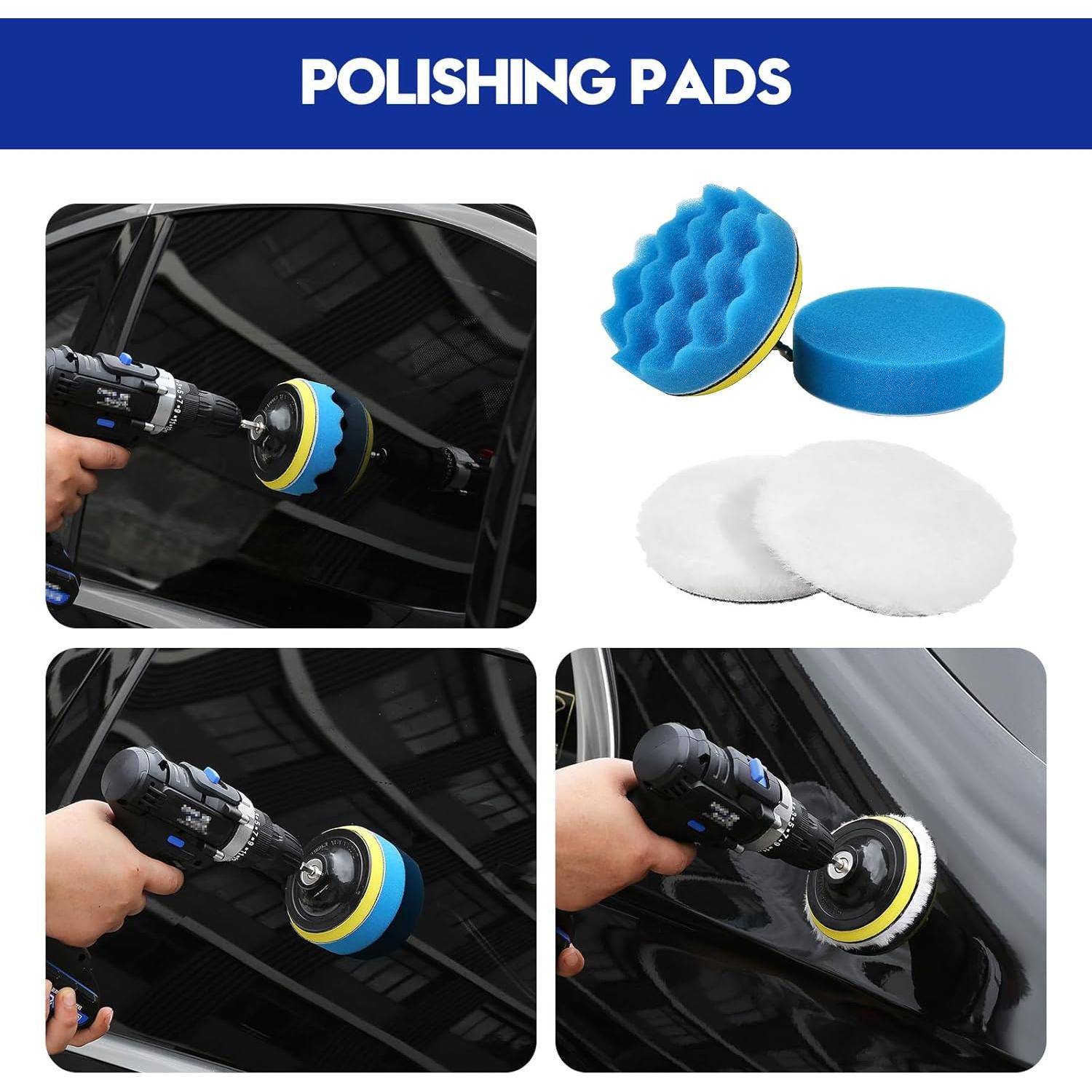 Kit de Detalle de Coche 34 Piezas Qydipclin Azul