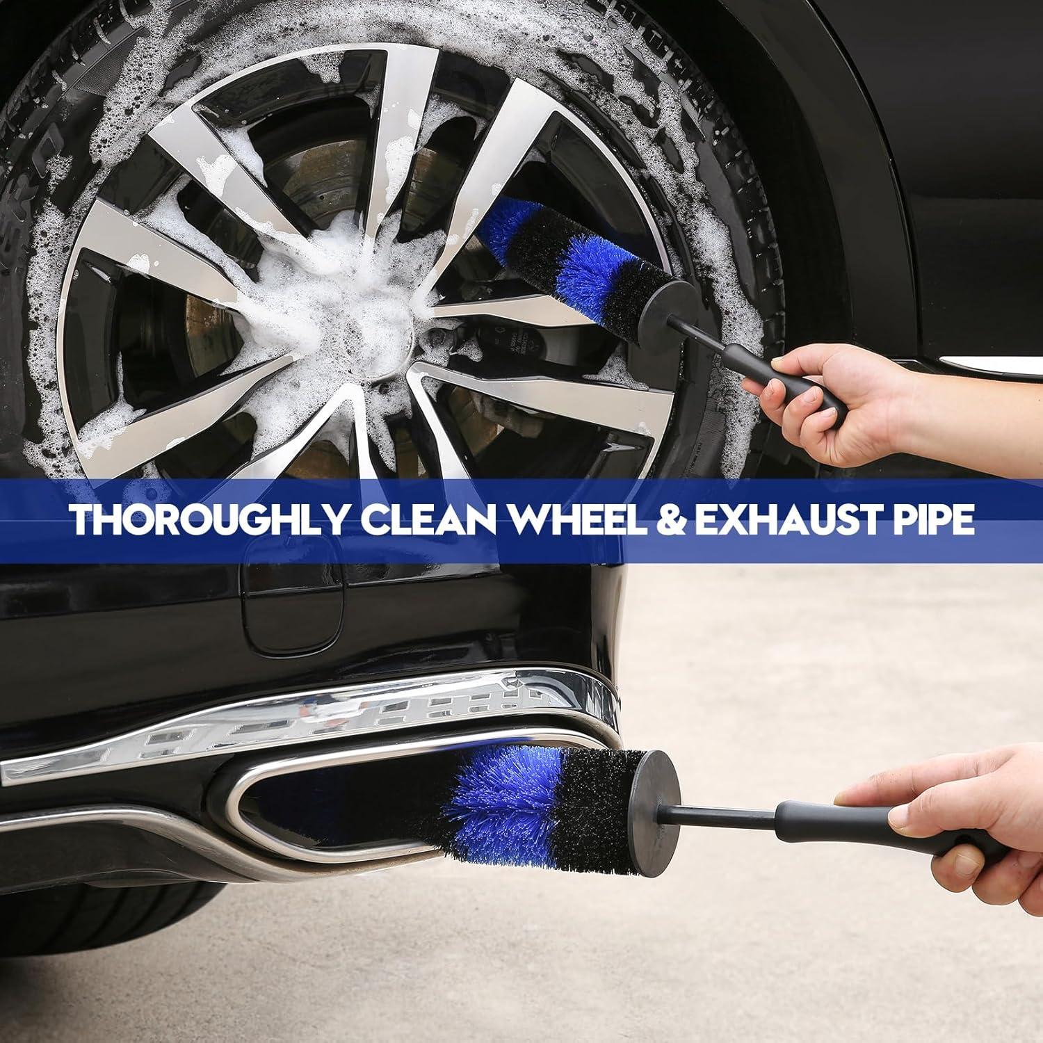 Kit de Detalle de Coche 34 Piezas Qydipclin Azul