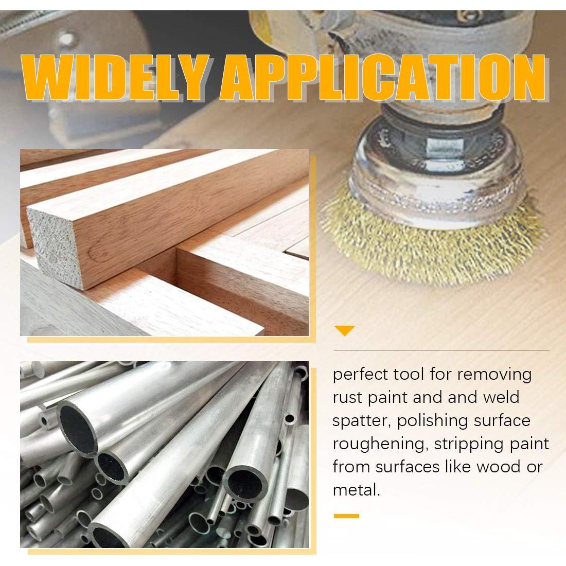 Conjunto de Cepillos de Alambre Rustark 9 Piezas 75-10 mm