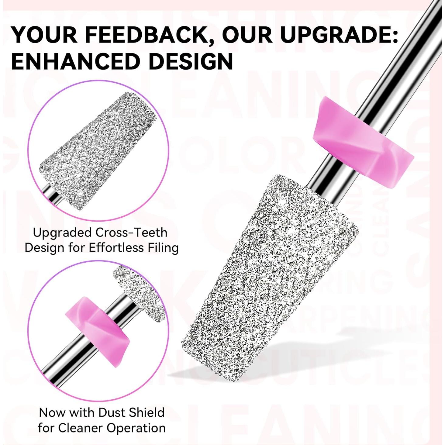 Conjunto de 10 Brocas de Diamante Makartt para Uñas