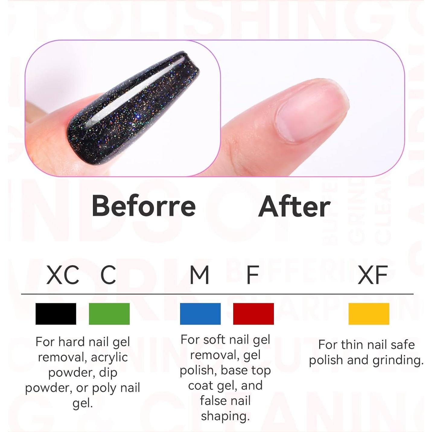 Conjunto de 10 Brocas de Diamante Makartt para Uñas