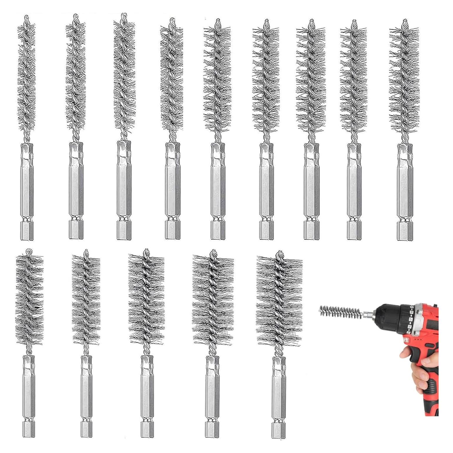 Juego de cepillos de limpieza 14 piezas Farady acero inoxidable