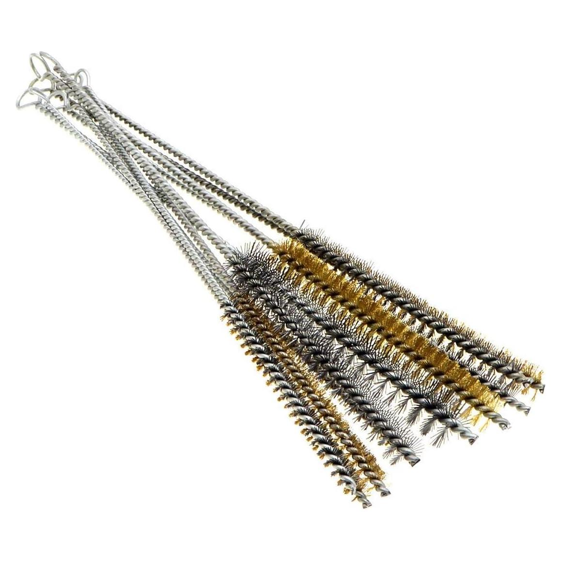 YXQ Kit de Cepillos de Tubo 12 Piezas Acero Inoxidable y Latón