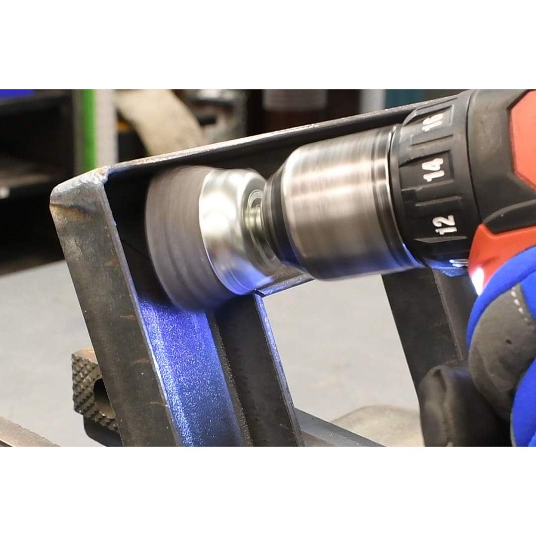 Cepillo de copa de alambre Forney 72729 50.8mm crimpado grueso