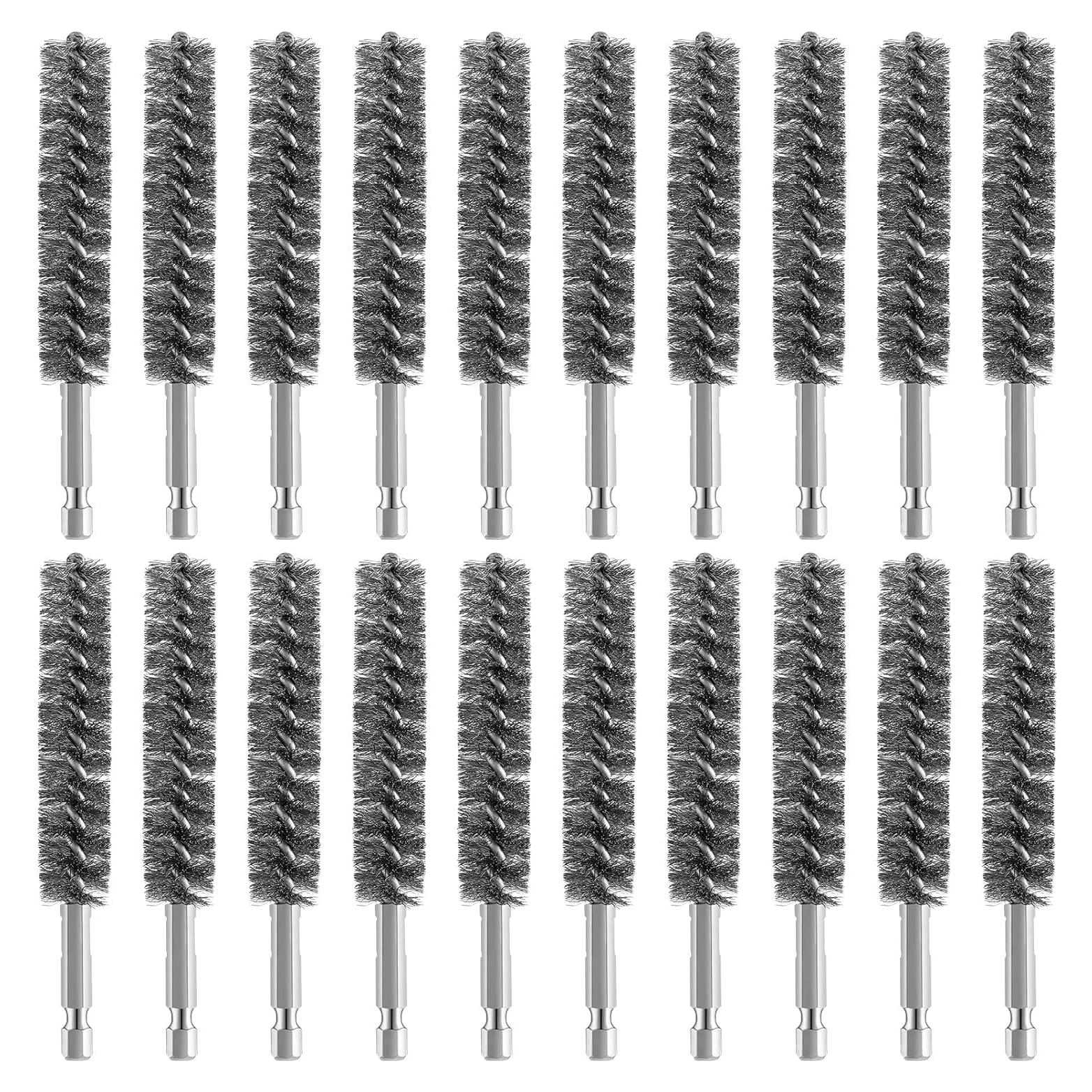 Cepillo de Alambre Geiserailie para Taladro Eléctrico 20 Pzas