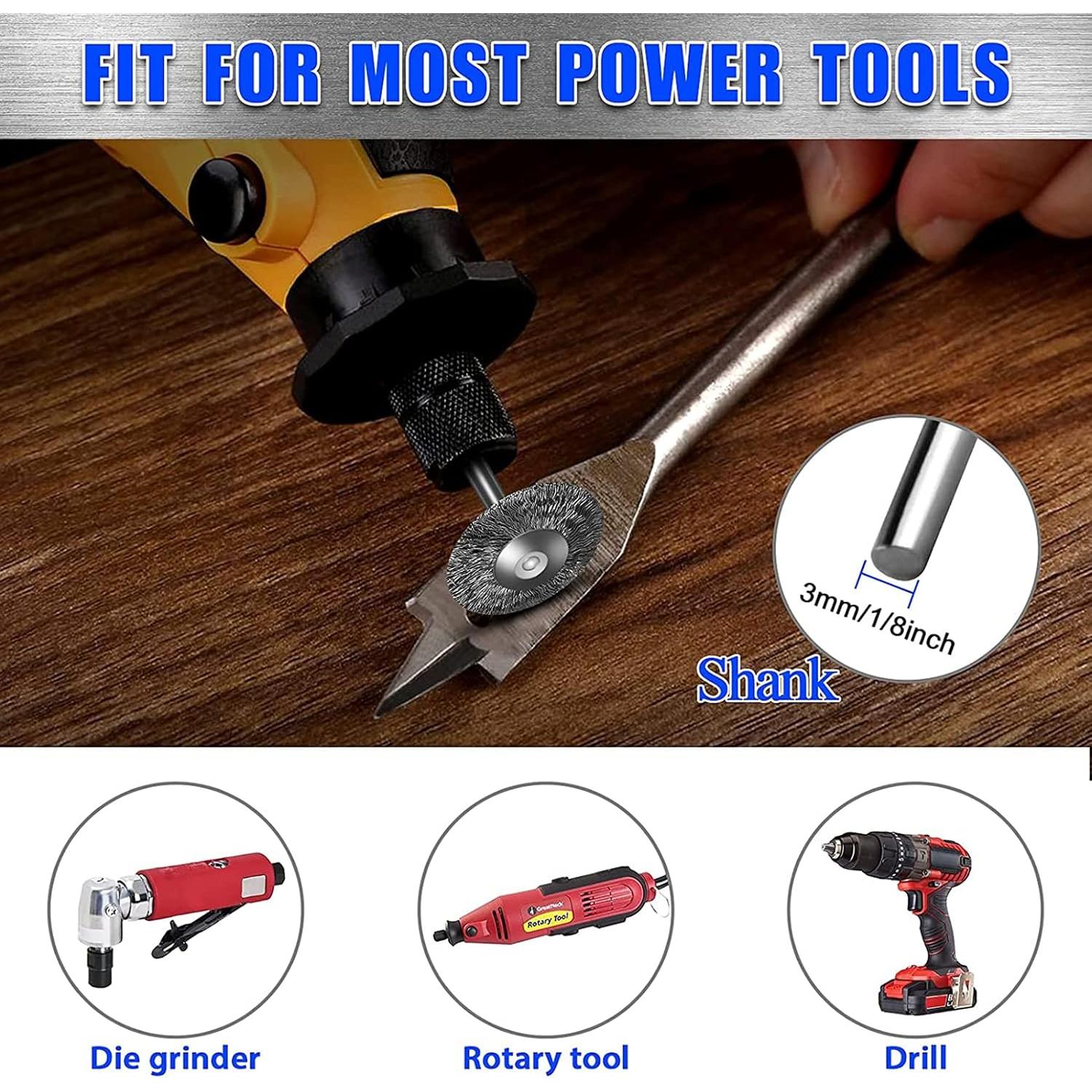 Juego de Cepillos de Alambre 42 Piezas Mixiflor 1/8"