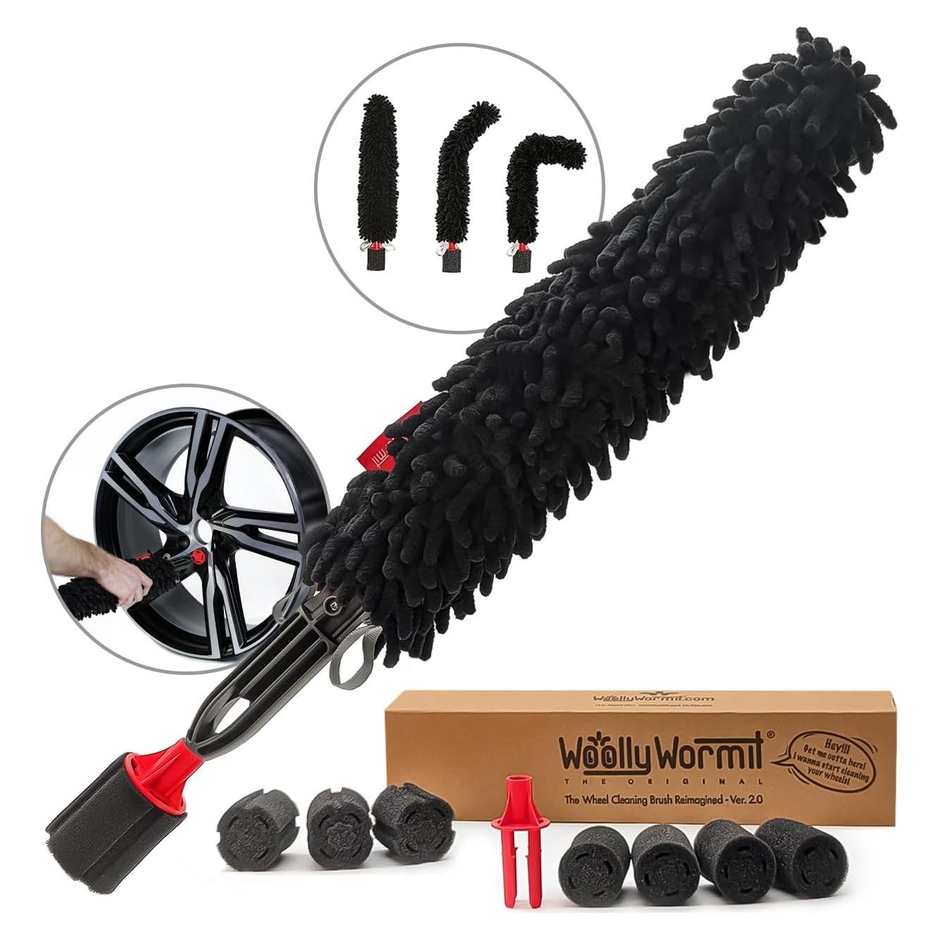 Kit de Cepillo de Limpieza de Ruedas WoollyWormit 33.6 cm