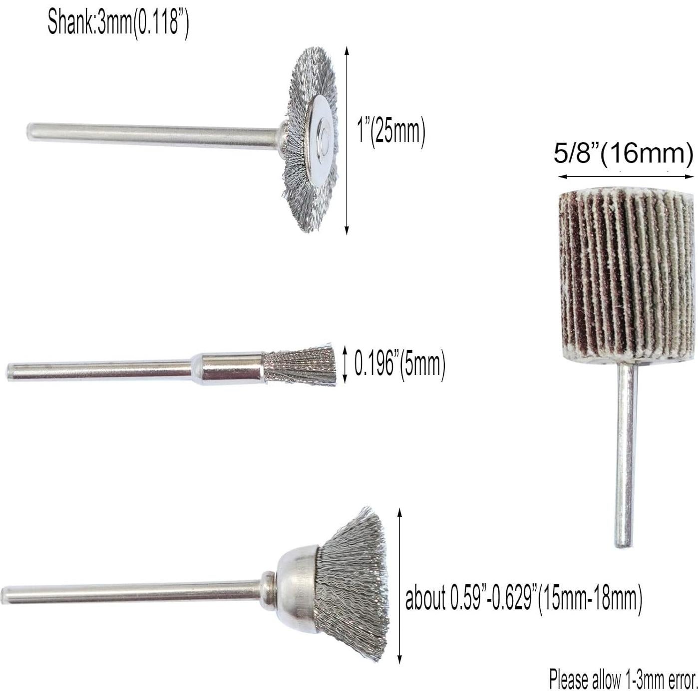 Juego de 69 Piezas Ruedas Abrasivas Yutnqin para Pulido