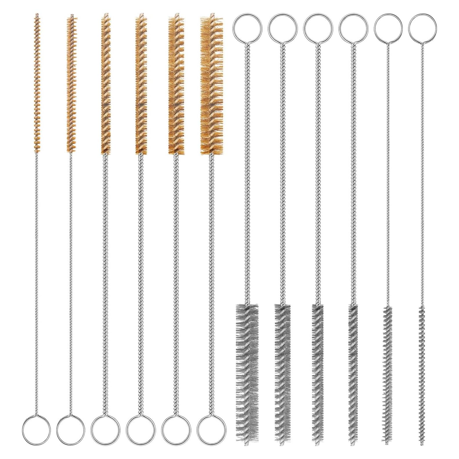 Juego de cepillos de alambre LESHUA 12 piezas 31.75 cm