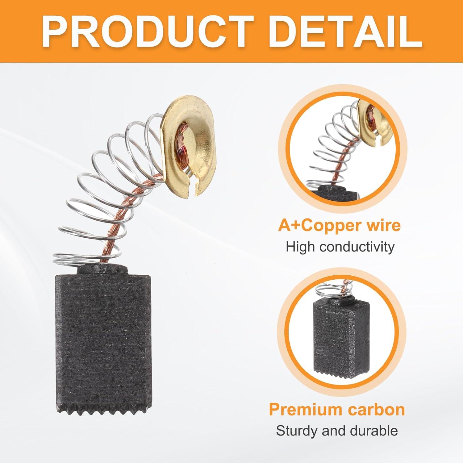 Juego de Escobillas de Carbono MECCANIXITY 10 Tamaños