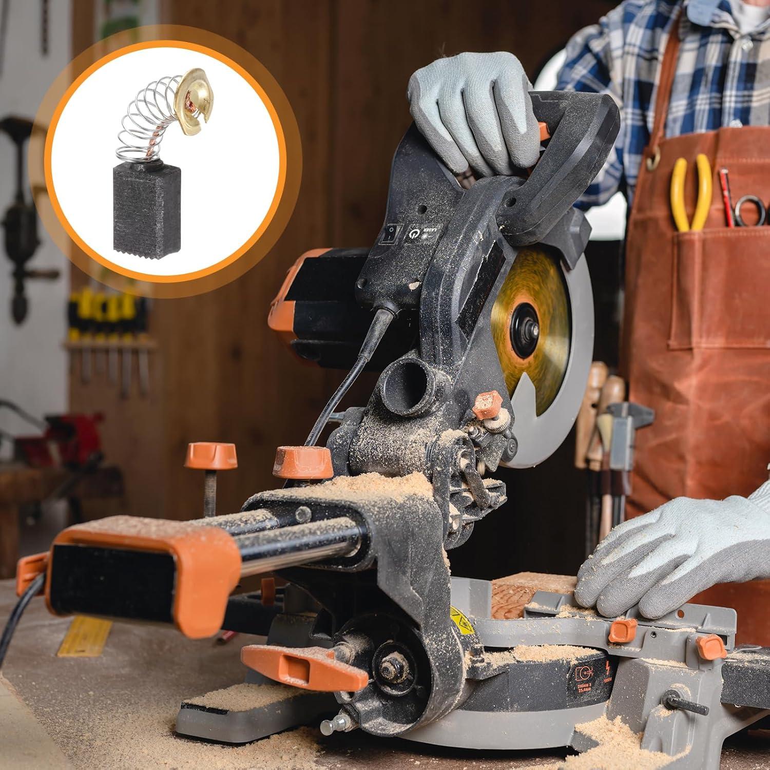 Juego de Escobillas de Carbono MECCANIXITY 10 Tamaños