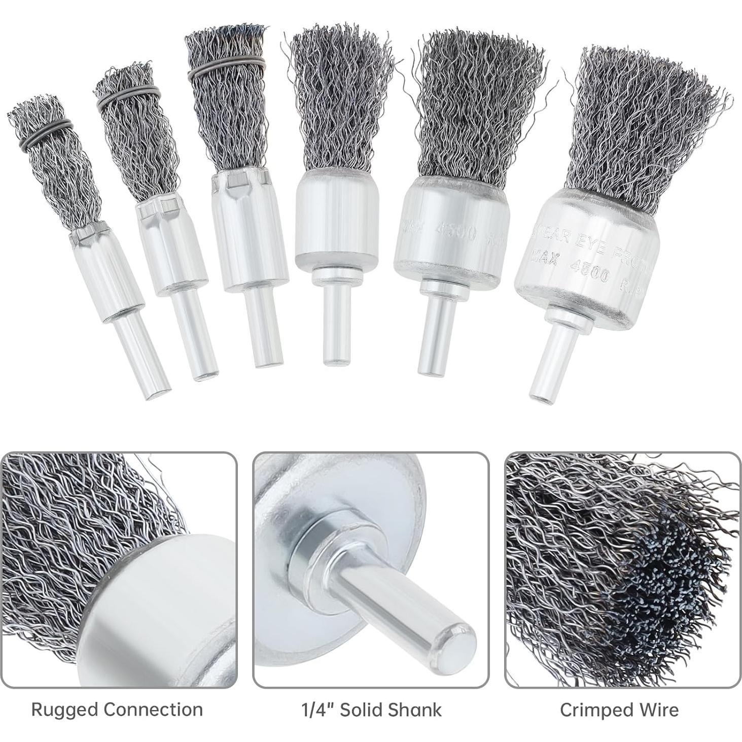 Juego de 18 Cepillos de Alambre FLXDirect para Taladro