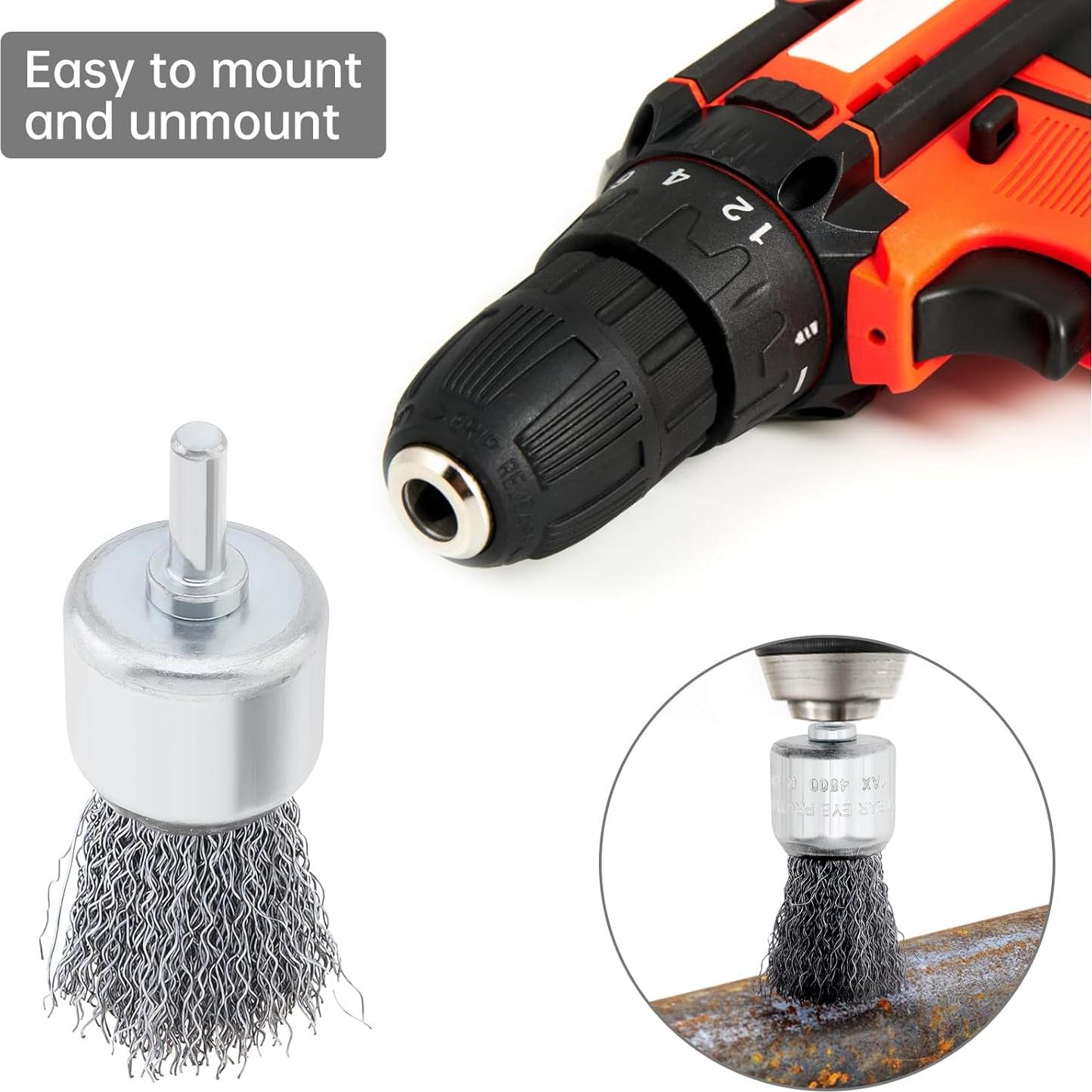 Juego de 18 Cepillos de Alambre FLXDirect para Taladro