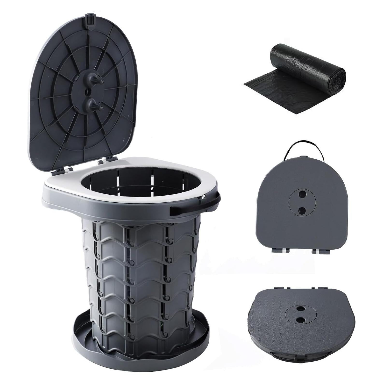 Inodoro portátil KPR retráctil 1.32 kg ajustable camping