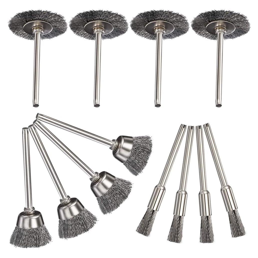 Juego de 60 Piezas Cepillos de Alambre Vankcp Acero Inoxidable