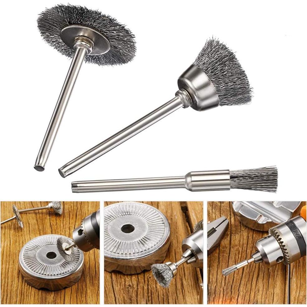 Juego de 60 Piezas Cepillos de Alambre Vankcp Acero Inoxidable