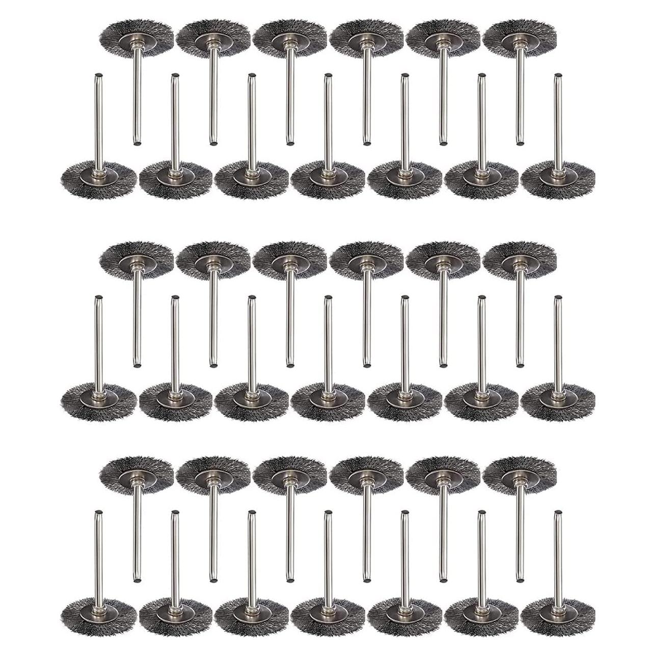 Juego de 50 Cepillos de Alambre de Acero Inoxidable Tipo T