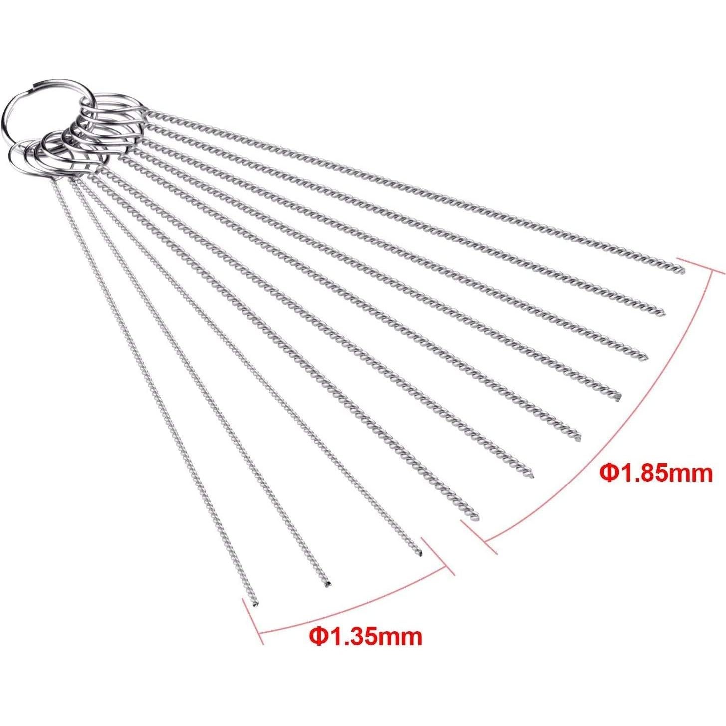 Kit de Limpieza para Carburador Petutu 30 Piezas Nylon Acero