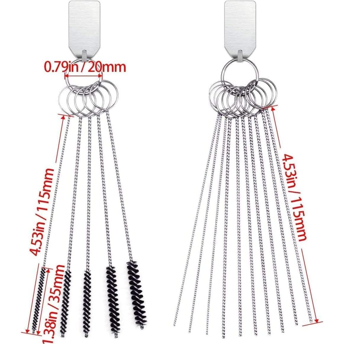 Kit de Limpieza para Carburador Petutu 30 Piezas Nylon Acero