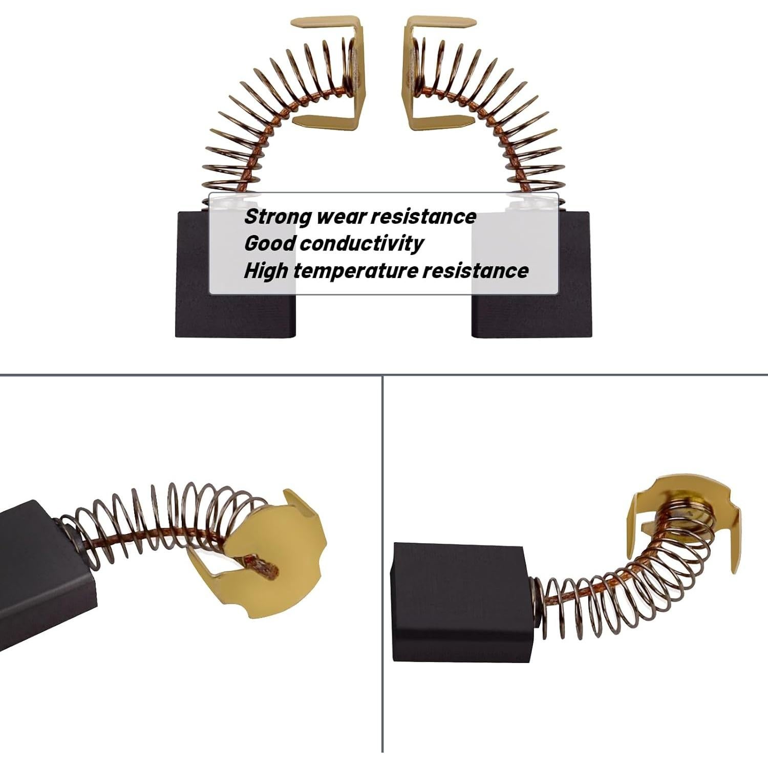 Juego de Cepillos de Carbón XTPTFABS Compatible DMS 240