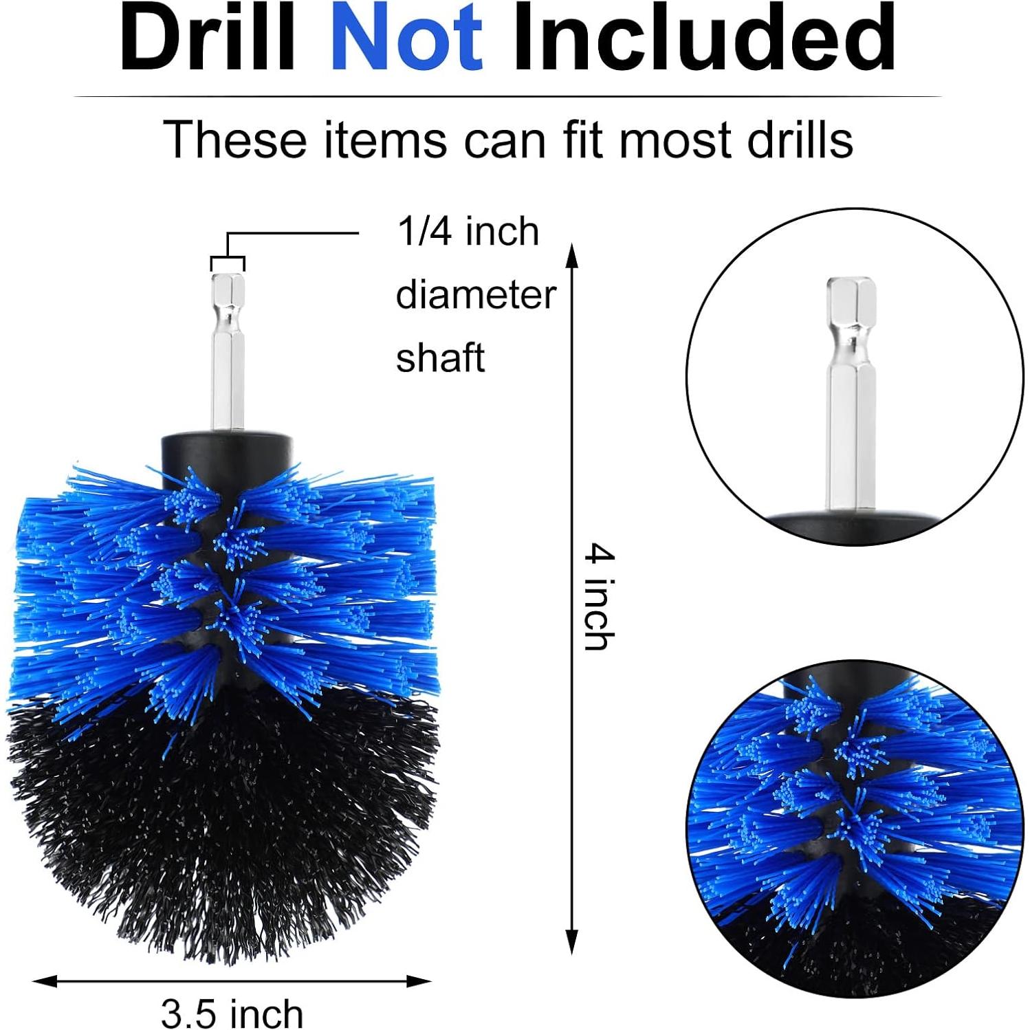 Juego de Cepillos de Nylon para Taladro Remerry 6 Pcs