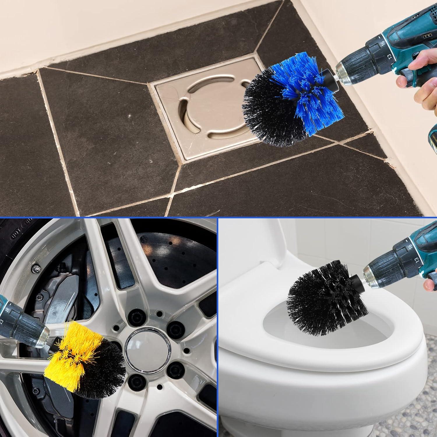 Juego de Cepillos de Nylon para Taladro Remerry 6 Pcs