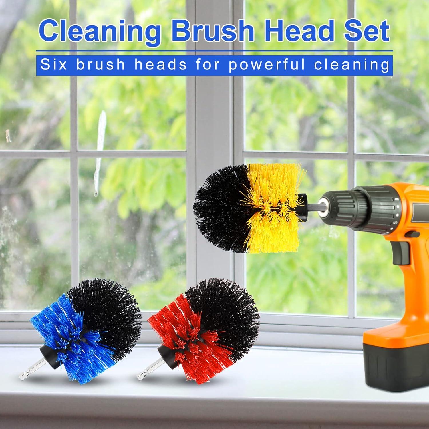 Juego de Cepillos de Nylon para Taladro Remerry 6 Pcs