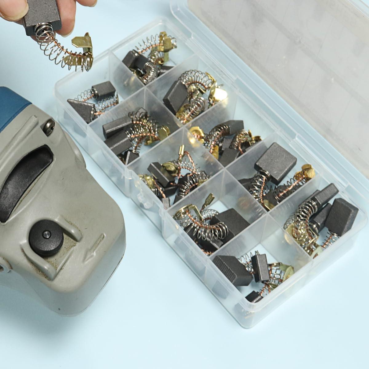 Juego de 48 Escobillas de Carbono HKATOPS para Motor Eléctrico