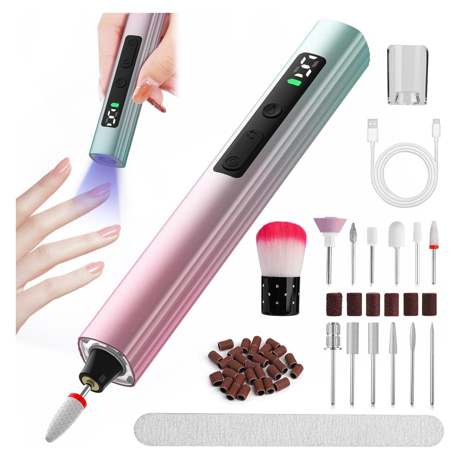 Taladro de Uñas Eléctrico Inalámbrico SUPERNIGHT 14 en 1