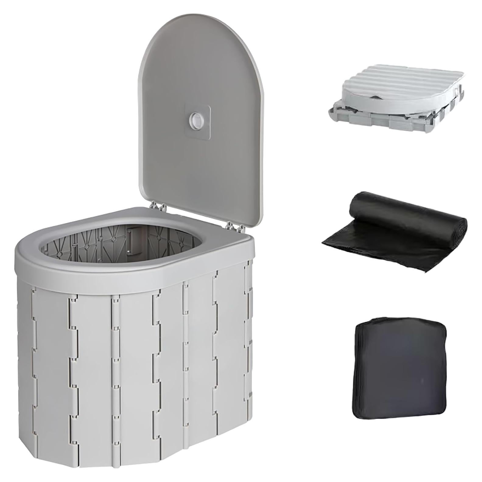 Inodoro Portátil Genérico Plegable XL para Camping 1,74 kg