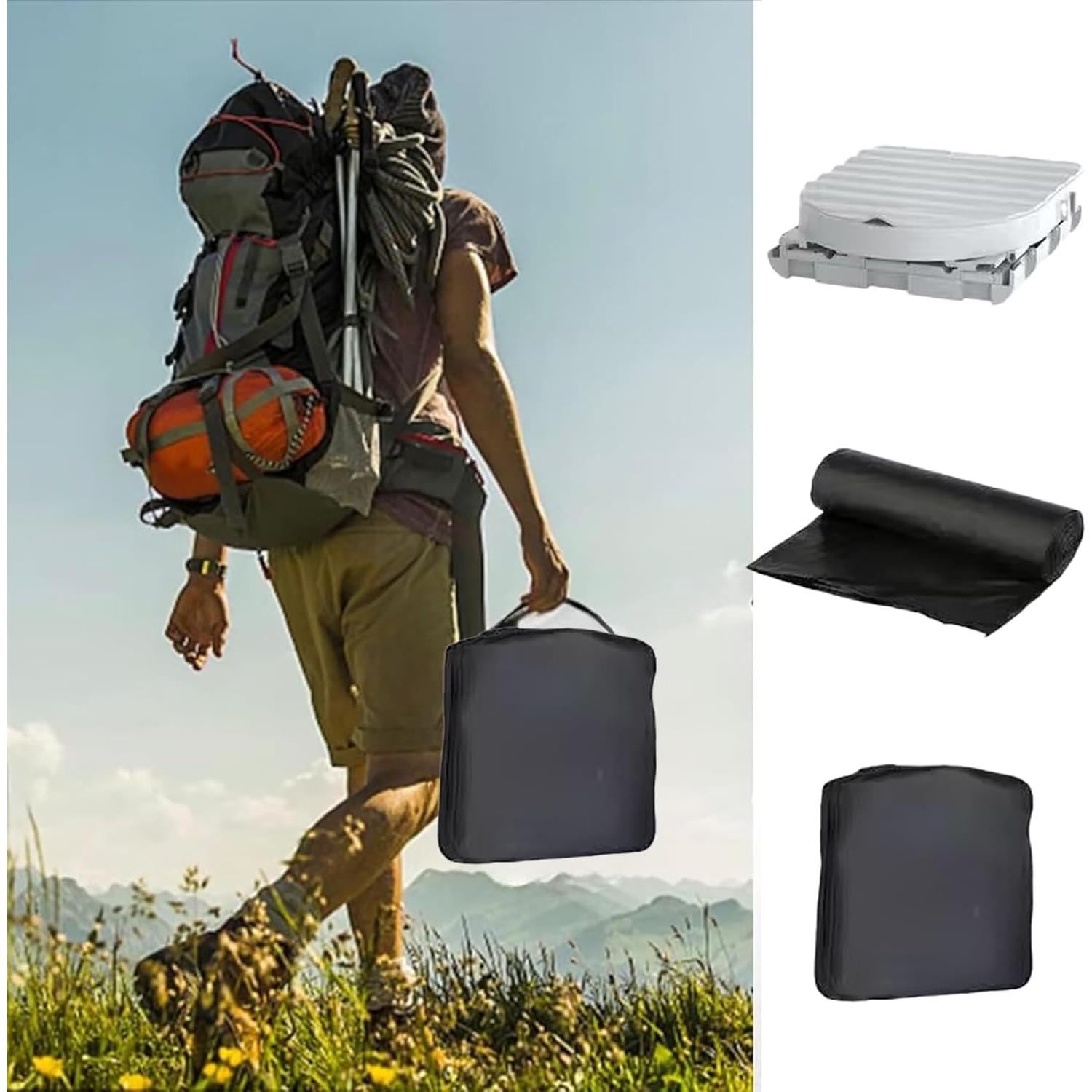 Inodoro Portátil Genérico Plegable XL para Camping 1,74 kg