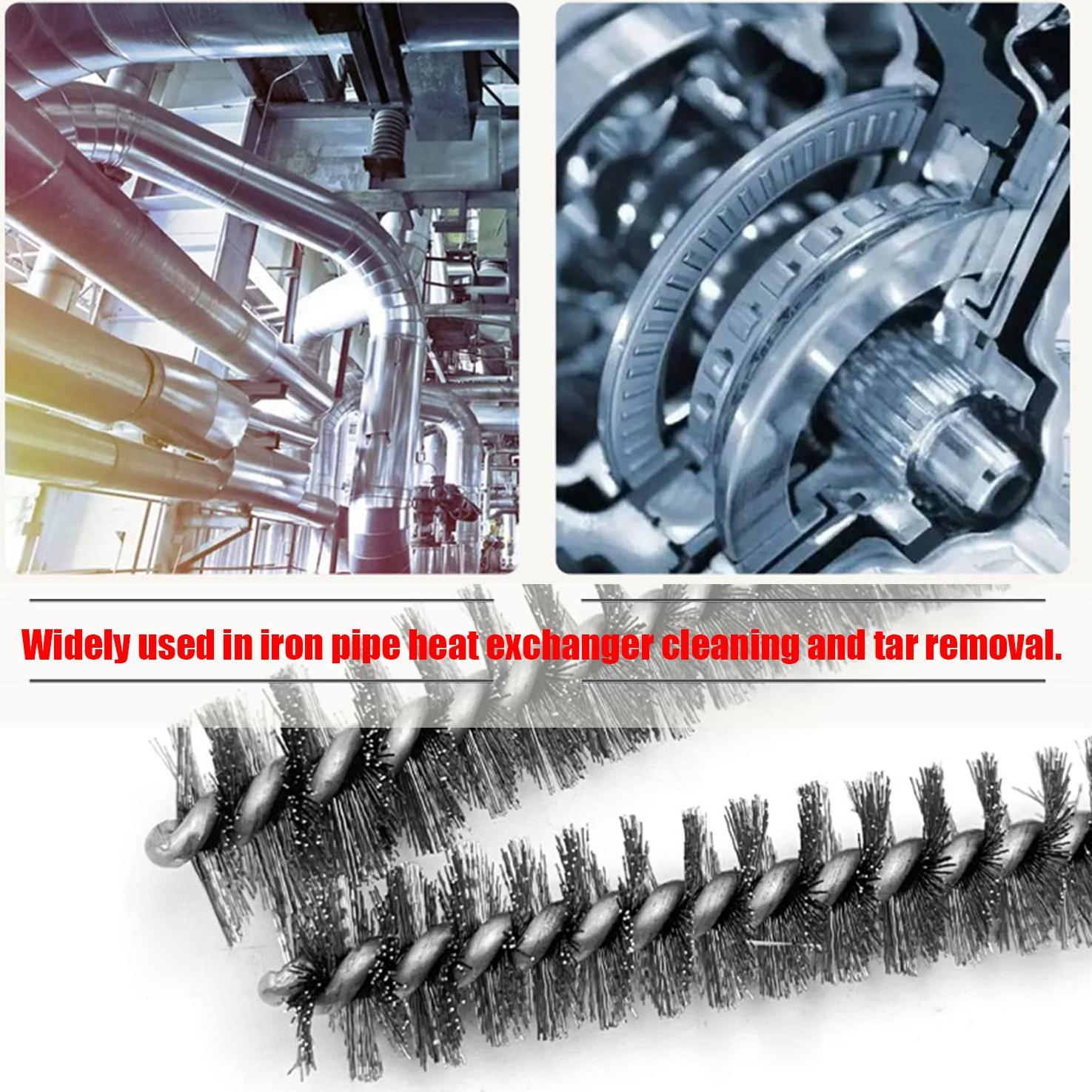 8 Cepillos de Acero Inoxidable VEINARDYL para Taladro 11,48 cm