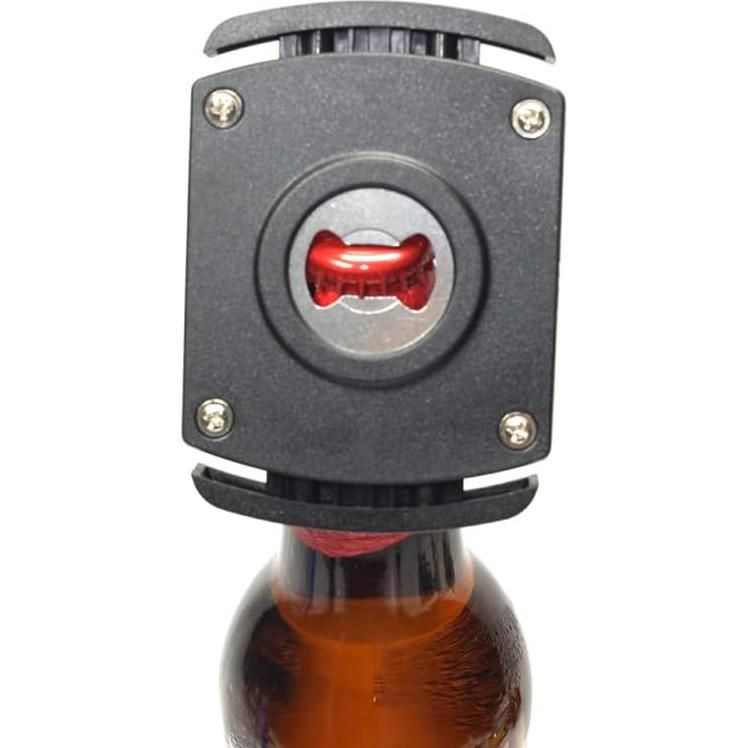 Abridor de Latas Manual DB11 2 en 1 Negro 9.91x6.86 cm