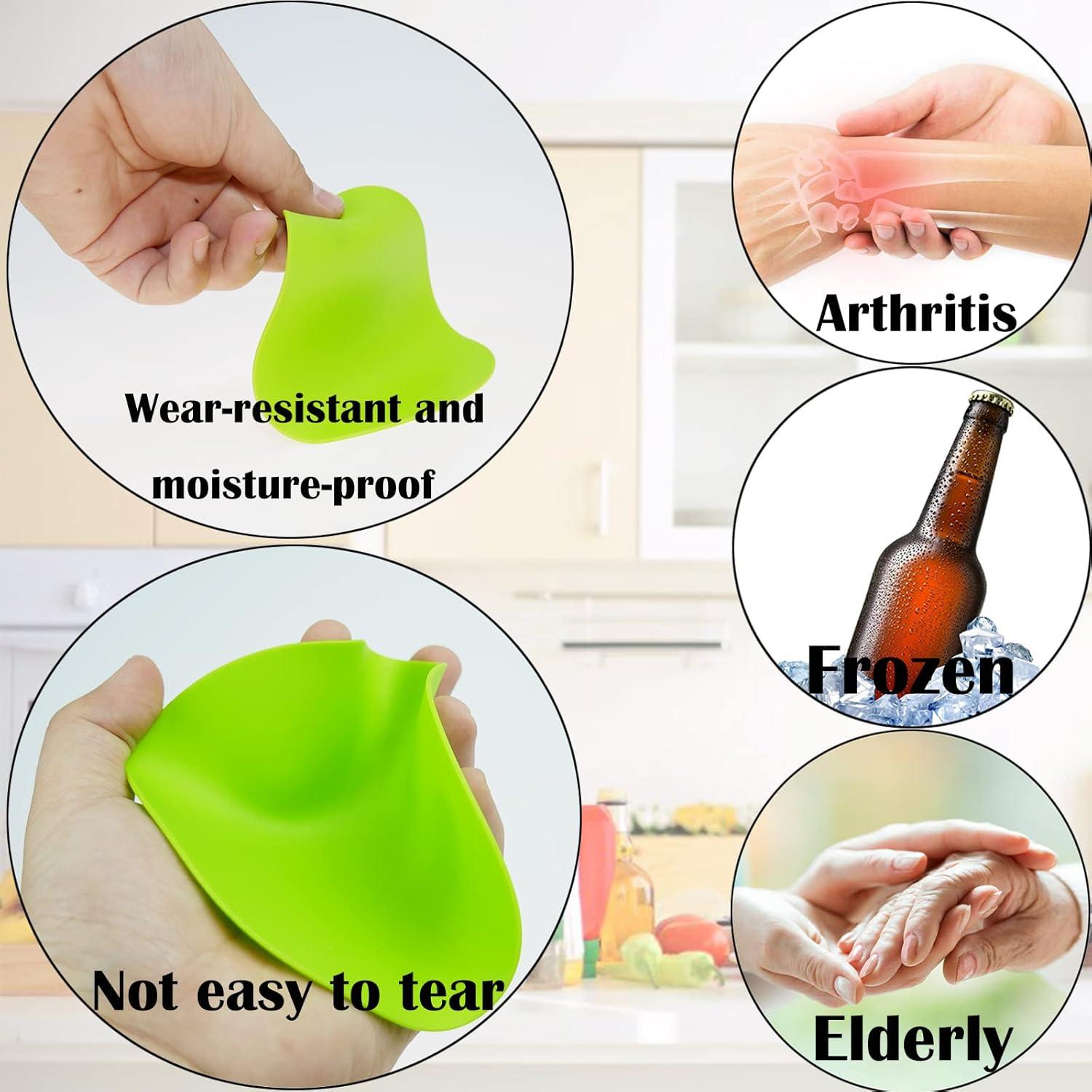 Abrebotellas de Goma Antideslizante Puledow 12.5 cm - Ideal Manos Débiles