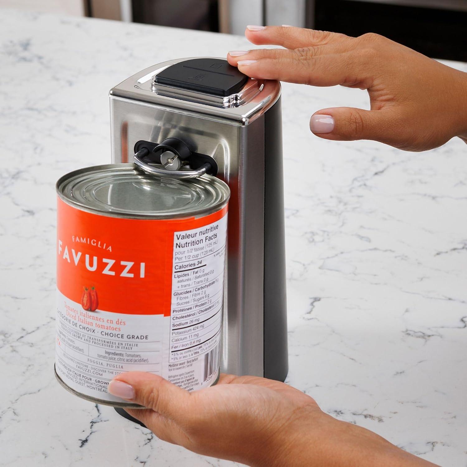 Abrelatas Eléctrico Kenmore Acero Inoxidable 60W Compacto