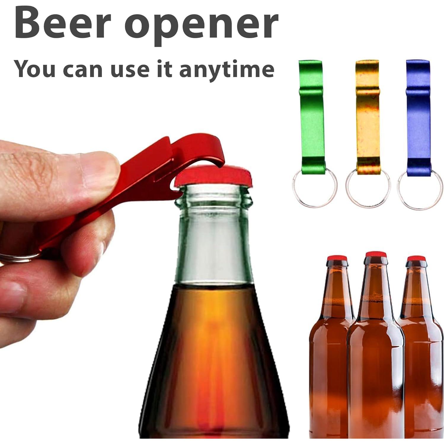 Paquete de 20 llaveros abridores de botellas Gadgetime