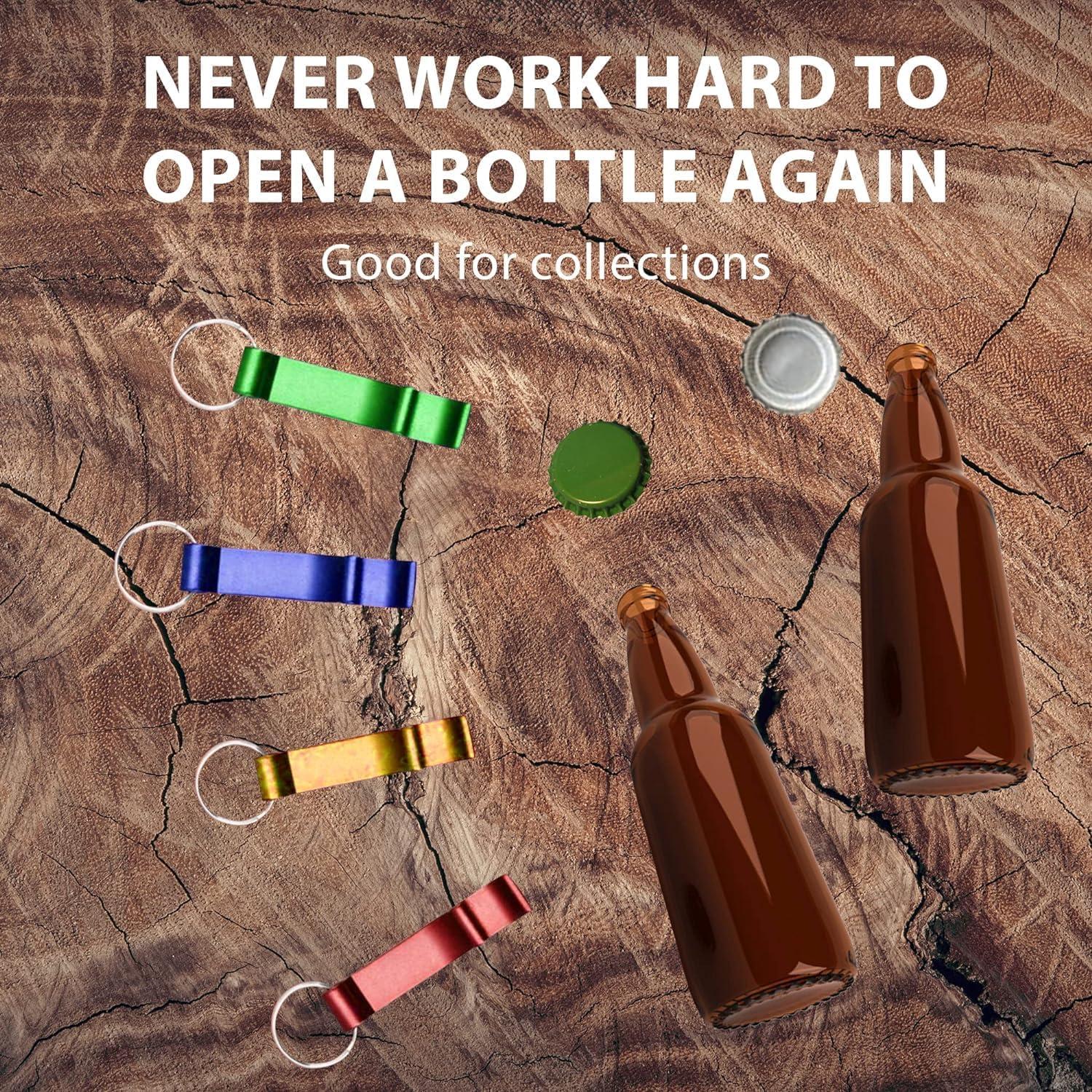 Paquete de 20 llaveros abridores de botellas Gadgetime