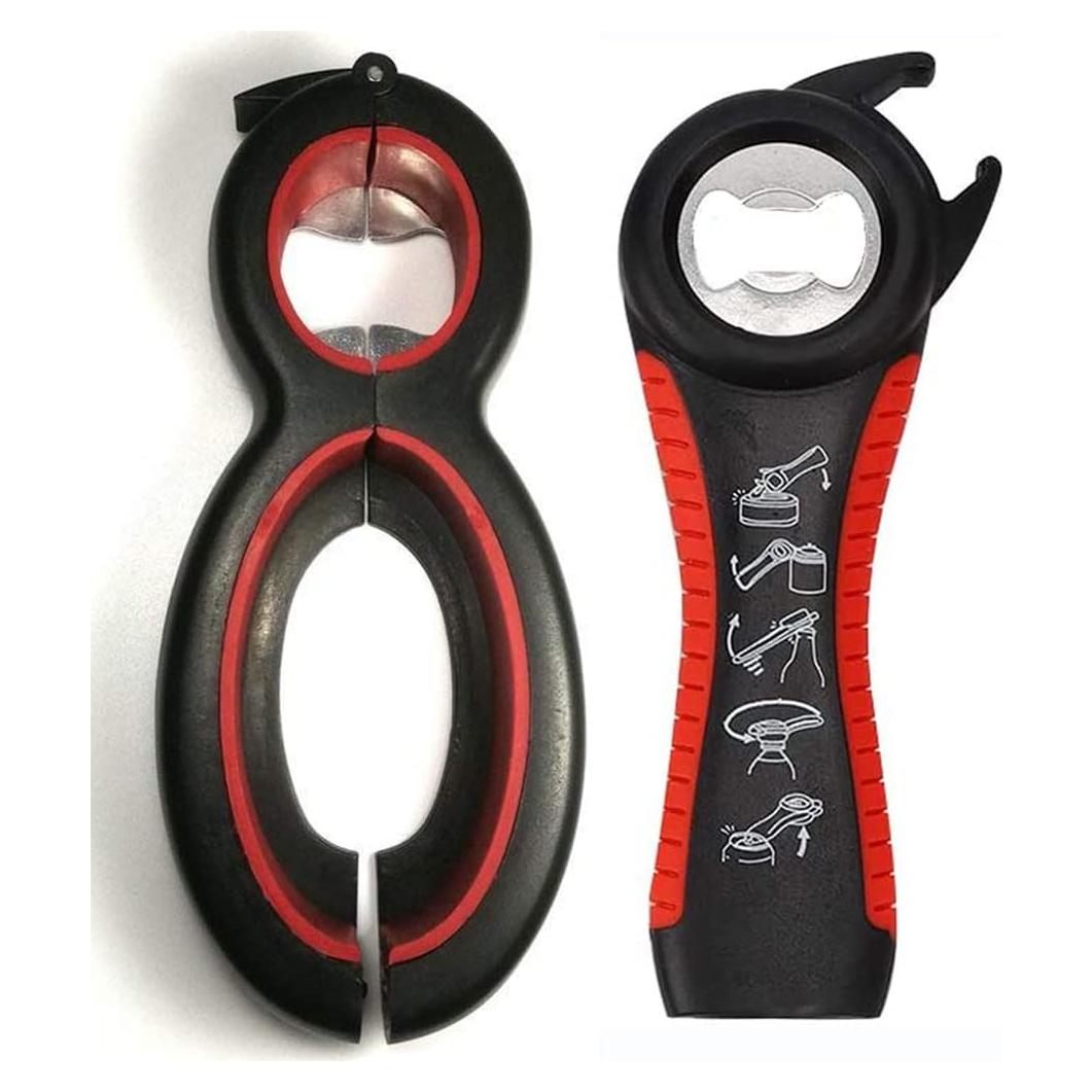 Juego de 2 Abridores Multifuncionales Wsbaye para Tarros y Botellas