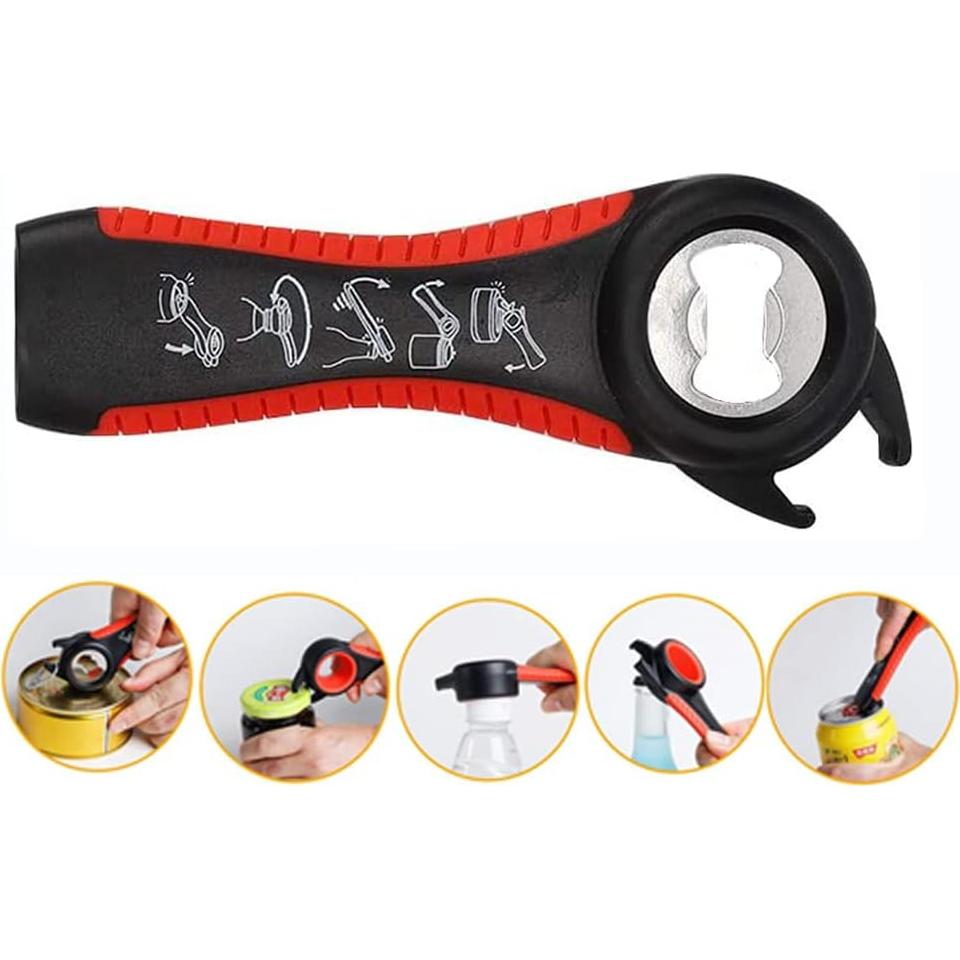 Juego de 2 Abridores Multifuncionales Wsbaye para Tarros y Botellas