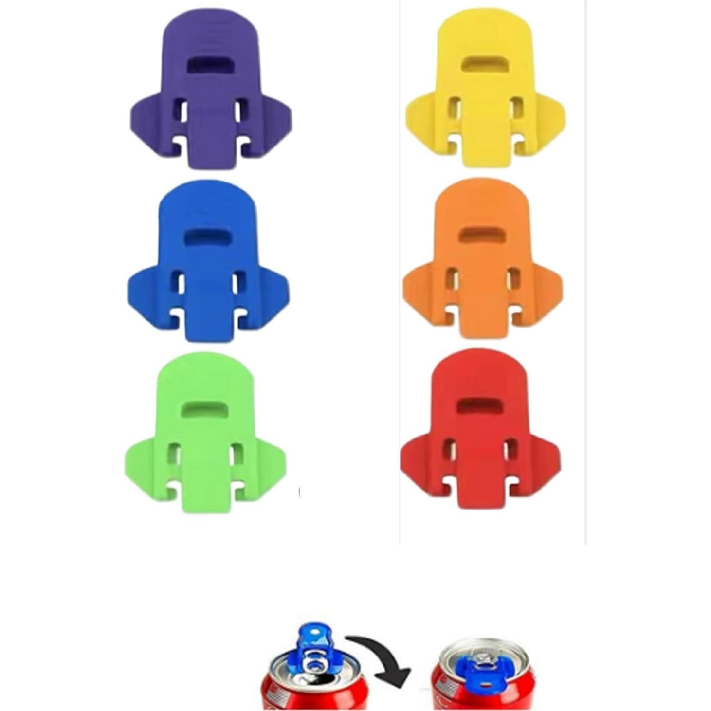 Paquete de 6 Abrebotellas de Lata Xiangwenlan Multicolor