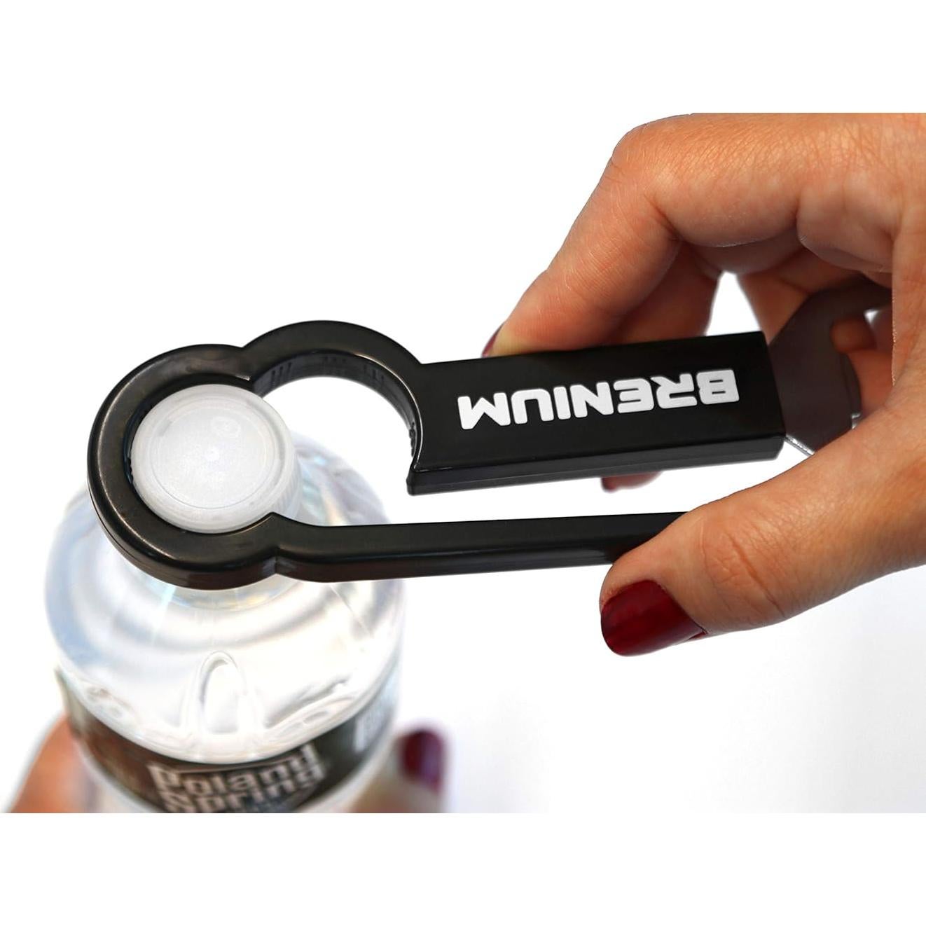 Abrebotellas Multifuncional Brenium para Manos Débiles 15cm