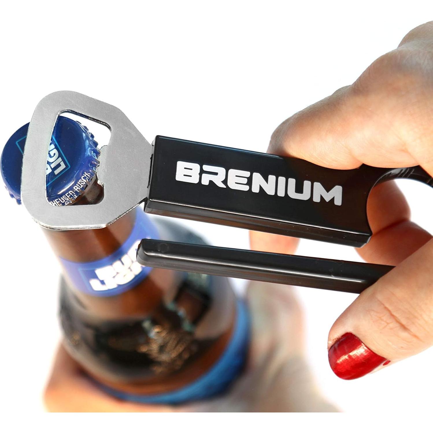 Abrebotellas Multifuncional Brenium para Manos Débiles 15cm