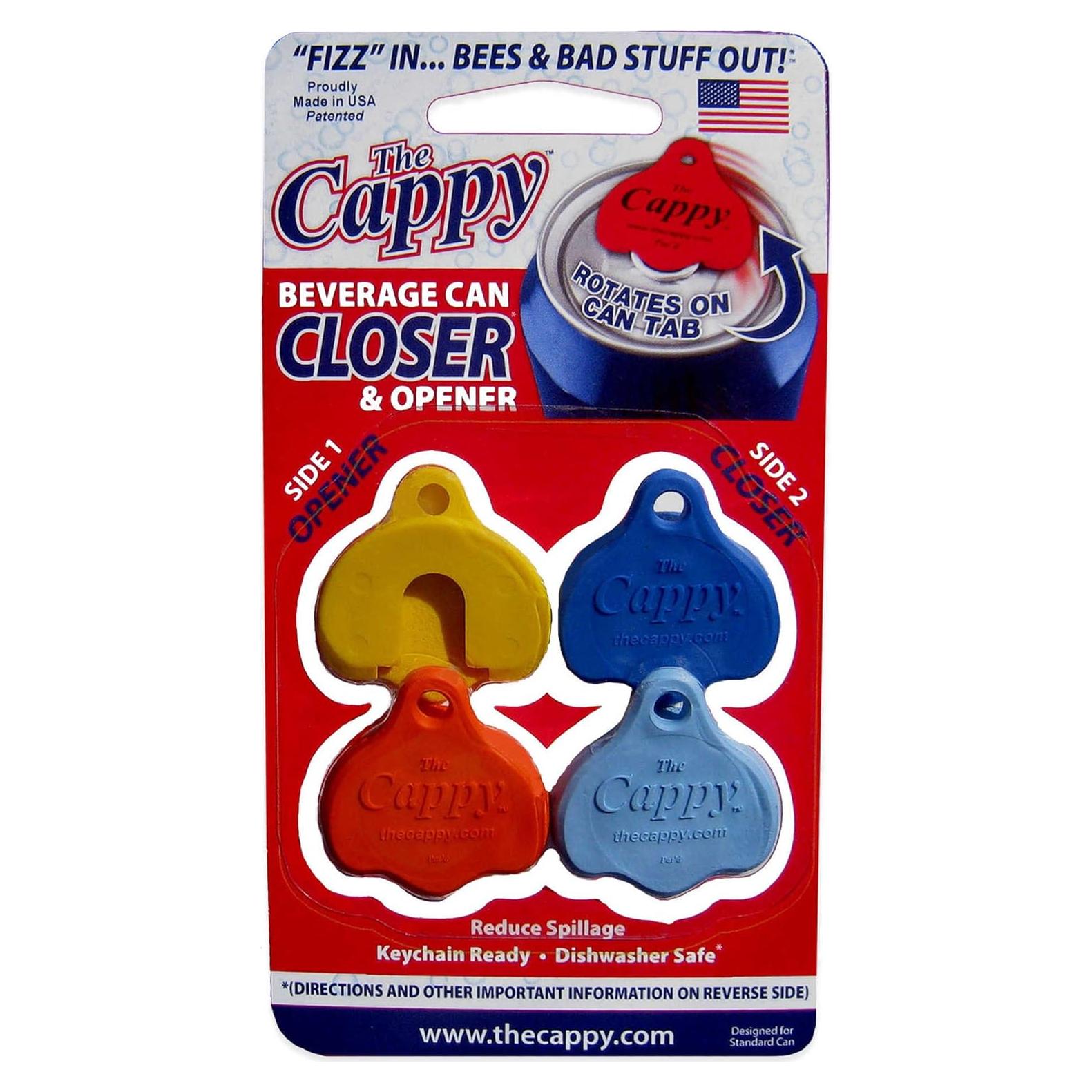 Juego de 4 Cerradores y Abridores de Latas Cappy