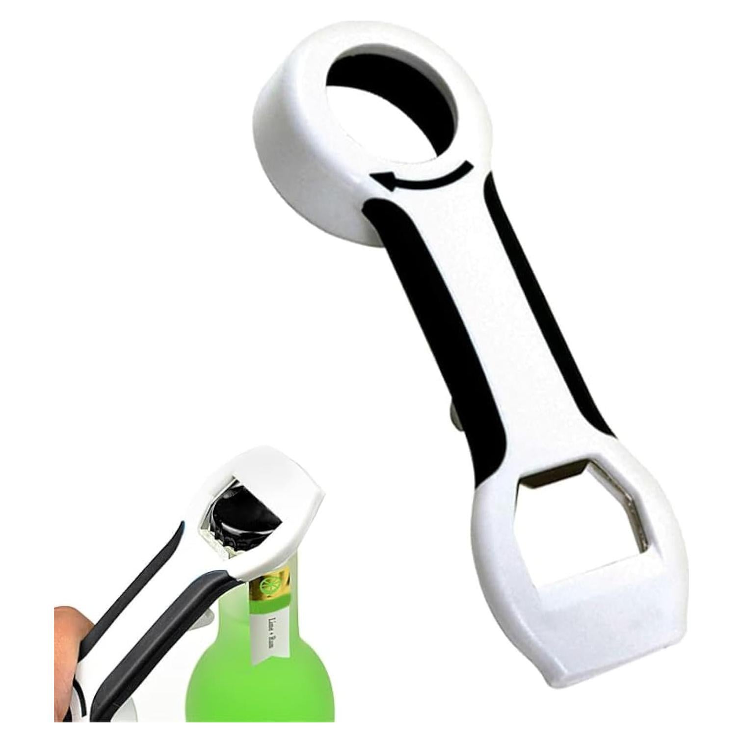 Abrebotellas Multifuncional YAFIYGI Negro 4-en-1 Cocina