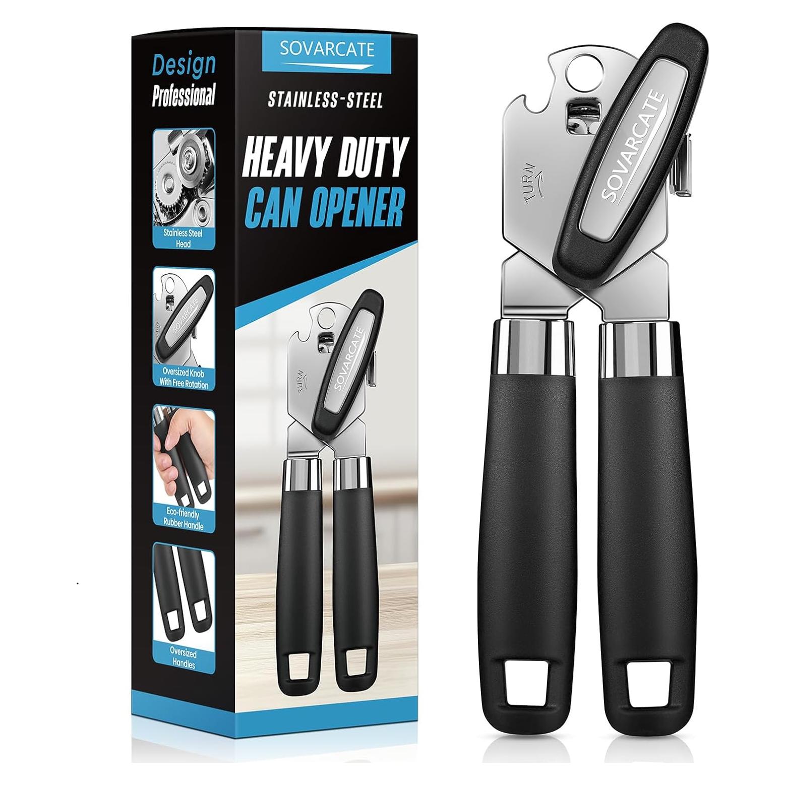 Abrelatas Manual SOVARCATE Acero Inoxidable Ergonomico