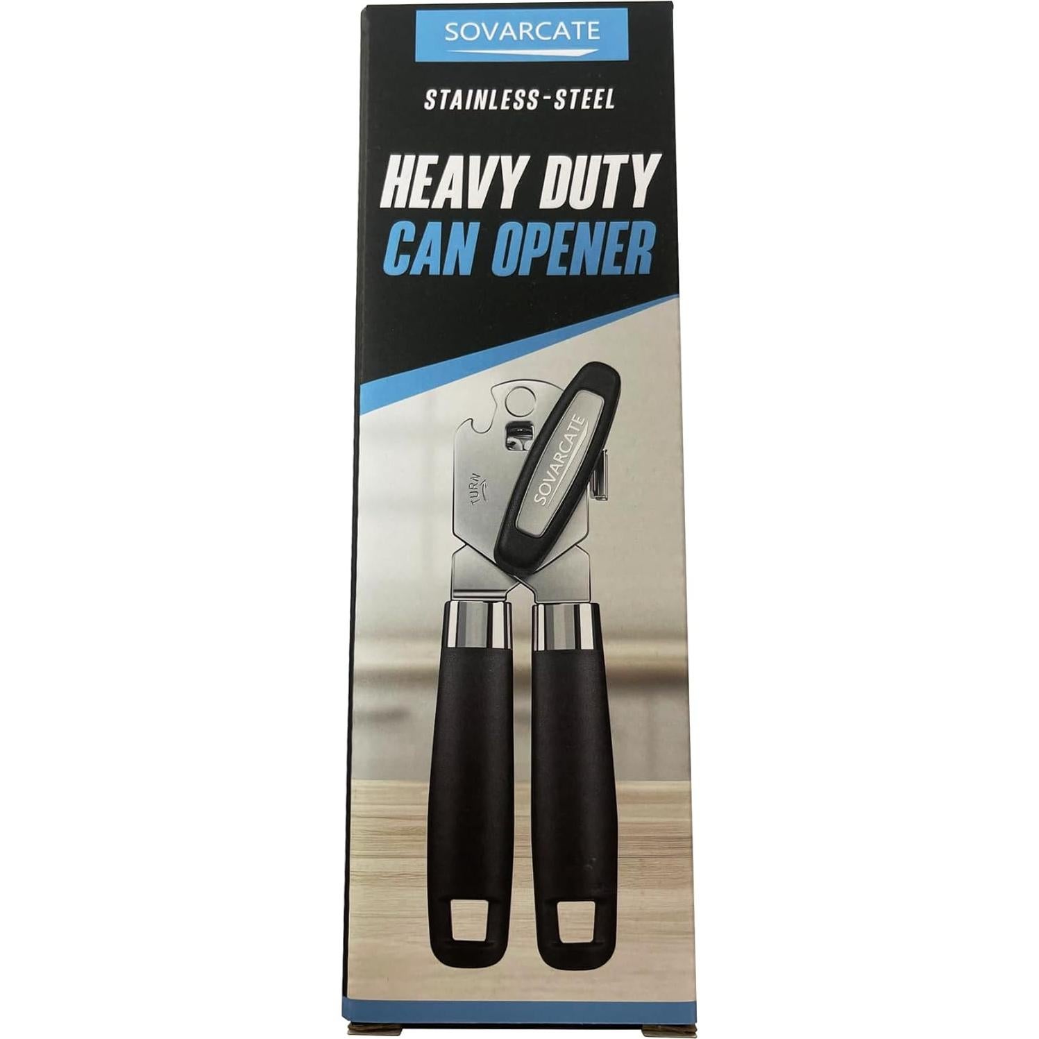 Abrelatas Manual SOVARCATE Acero Inoxidable Ergonomico